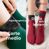 Pack 3 Pares Calcetines Polar Térmico con Interior Afelpado Mujer Surtido