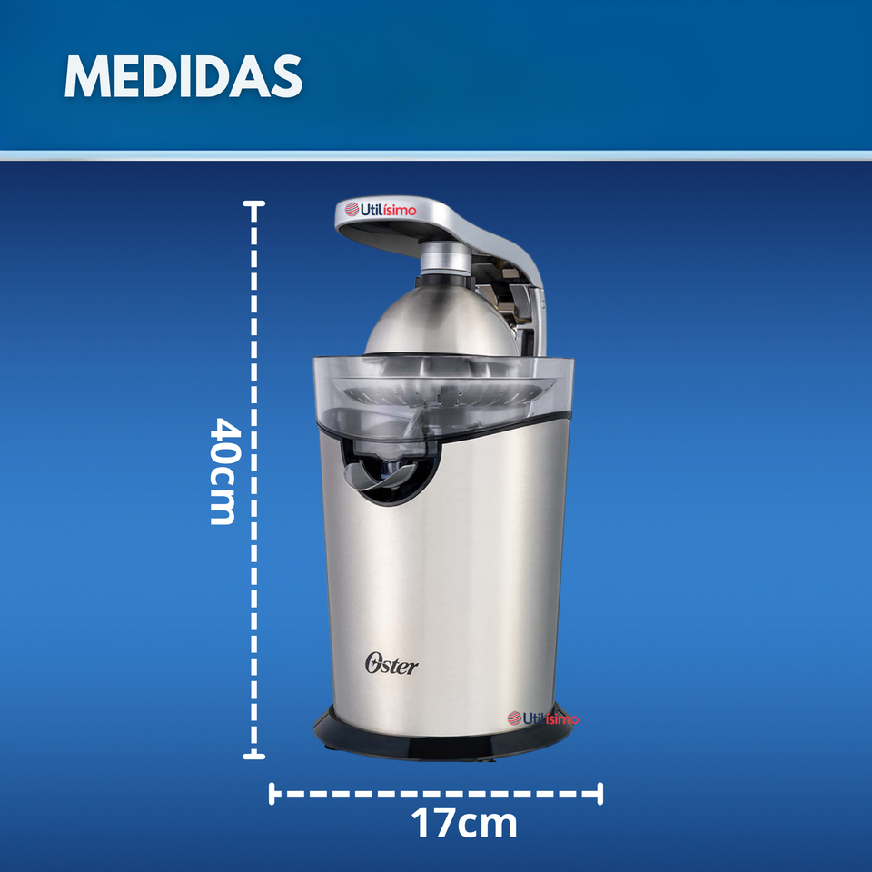 Exprimidor de cítricos Oster® de acero inoxidable FPSTJU4200