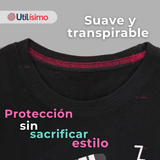 Polera Manga Larga Niña 100% Algodón Zebra Negro Camiseta