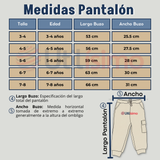 Conjunto 2 Piezas Buzo Pantalón Y Polerón De Algodón Azul Niño