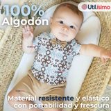 Conjunto de Vestir Camisa Con Lazo Y Pantalón Corto Algodón Niño