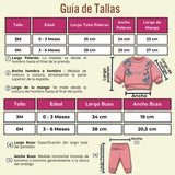 Conjunto 2 Piezas Buzo Pantalón Polerón Algodón Tedmimak Bebé Niña