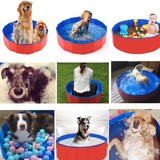 Piscina Bañera Portátil Plegable Perros Y Mascotas 80x20cm