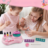 Kit De Manicura Con Lámpara  de Secado Juguete Niña