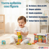 Juego Didáctico Bebé Encaje Apilable Torre Con Figuras Niña y Niño