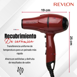 Set Secador y Plancha Alisadora Portátil Revlon 2000W