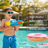 Pack 2 Pistolas Lanza Agua 32 cm Juguete Agua Niño Niña Colores Surtidos