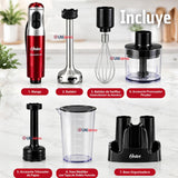 Batidora de inmersión Oster® con cuchilla Quad y accesorios FPSTHB5103R