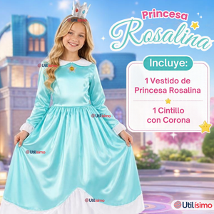 Disfraz Princesa Rosalina Super Mario Galaxy Cosplay Juvenil