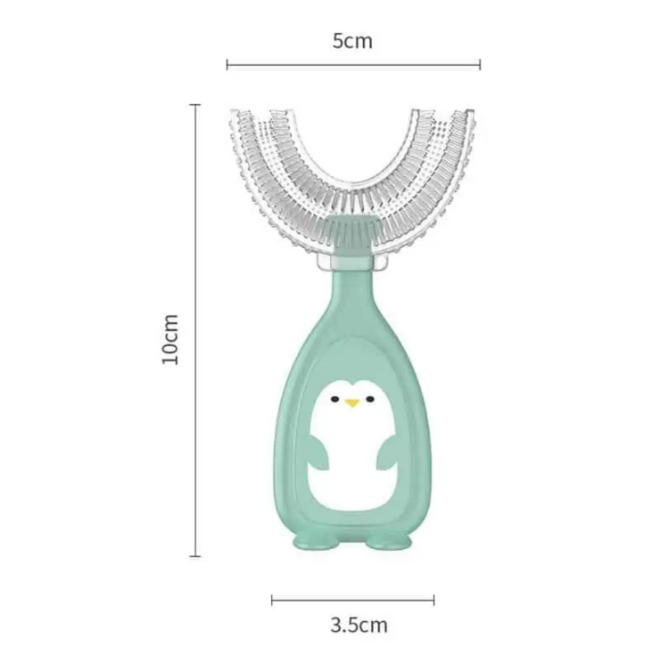 Cepillo De Dientes En Forma De U Niño Y Niña Silicon