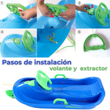 Trineo Para Niños 1 unidad Con Frenos de Volante Tabla Multifuncional Surtido