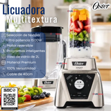 Licuadora Xpert Series™ niquelada con control de textura y un Blend N Go BLST3BCPG