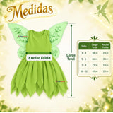 Disfraz Infantil Tinkerbell Campanita Niña Cuento De Hadas