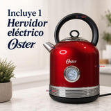 Hervidor eléctrico Oster® con capacidad de 2.5 L BVSTKT900R
