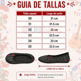 Zapatillas Chicle Negras Niña Bailes Danza Fiestas Patrias Talla 30-35