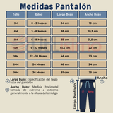 Conjunto 2 Piezas Buzo Pantalón Y Polerón Con Capucha De Algodón Azul Bebé Niño