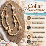 Collar Pascuense De Conchitas Rapa Nui Unisex Fiestas Patrias