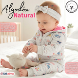 Conjunto 2 Piezas Buzo Pantalón Y Polerón De Algodón Gris Mariposas Bebé Niña