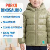 Parka Dinosaurio Con Capucha Manga Larga Niño Jump Kids