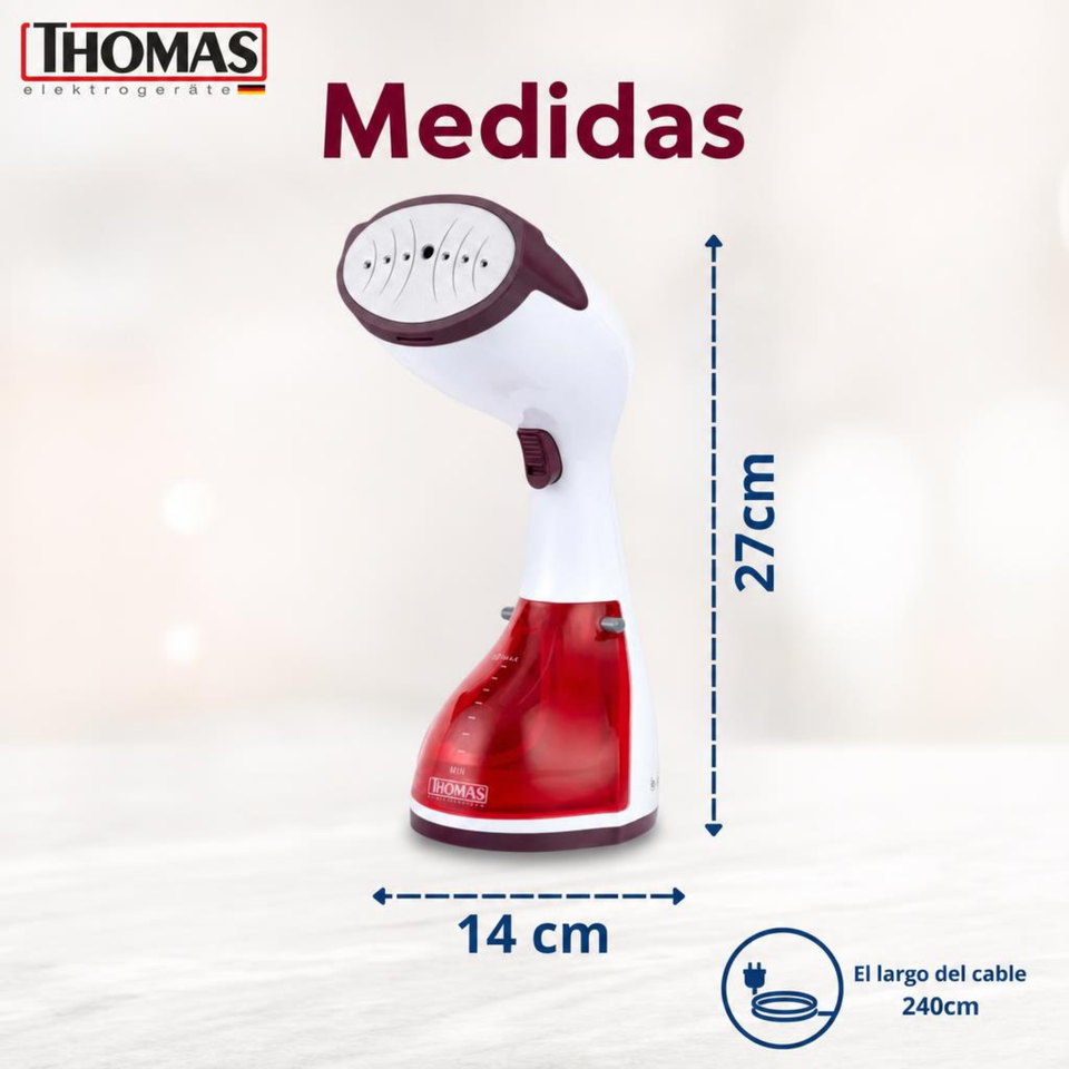 Plancha Vertical Thomas Th-7300 Vaporizador 1200w Antigoteo