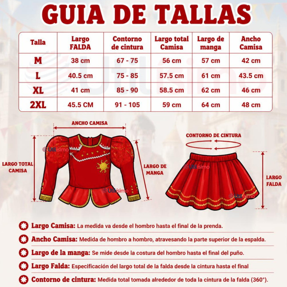 Traje Caporal Típico Completo Con Sombrero Rojo Mujer Fiestas Patrias