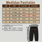Conjunto 2 Piezas Buzo Pantalón Y Polerón Con Capucha Negro Niño