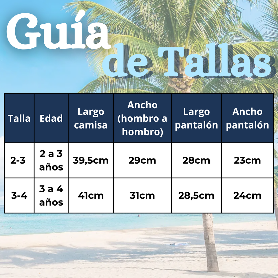 Traje de Baño Manga Corta Pantalón Corto 2 Piezas Corte Split Niño 2 a 4 años Blue Azul