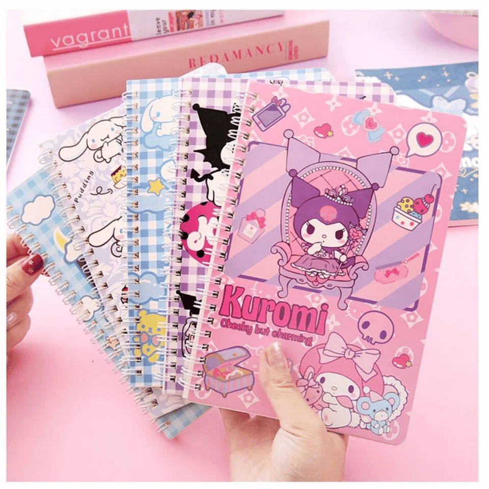 Pack 10 Cuadernos Universitarios Kuromi Marca Pro Arte Diseños Surtidos 100 Hojas