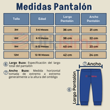 Conjunto 3 Piezas Buzo Pantalón Polerón Body De Algodón Azul Corazones Bebé Niña