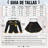 Traje Caporal Típico Completo Con Sombrero Negro Mujer Fiestas Patrias