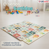 Alfombra Antigolpe Tapete Plegable Reversible para Bebés 200cm Surtido