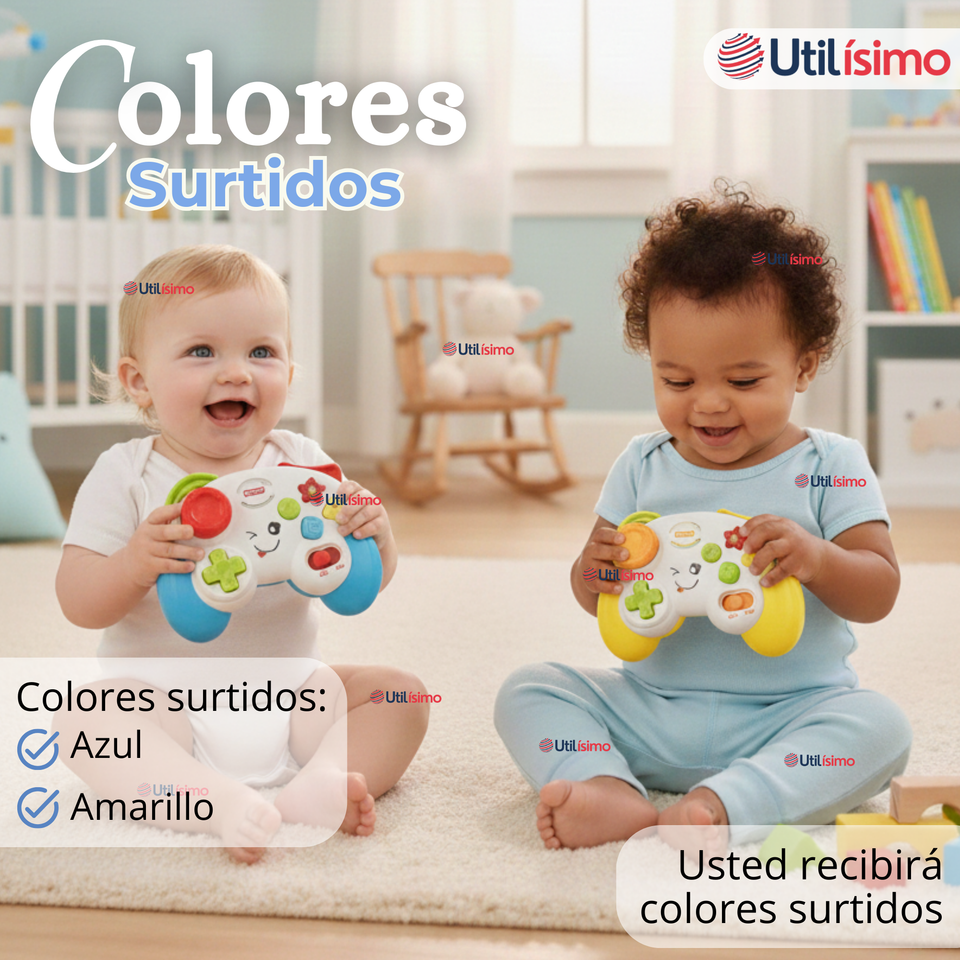 Control Mando Interactivo Música Y luces Juguete Colores Surtidos Bebé Niño Niña