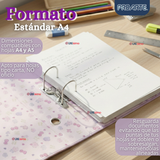 Archivador Lomo Ancho Formato A4 Carta 2 Anillos Hello Kitty Diseño Surtido