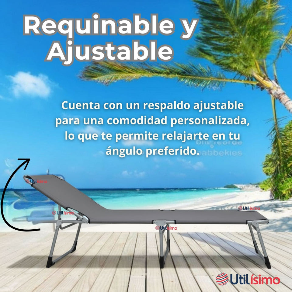 Silla Plegable de Playa Camping Picnic Colores Surtidos
