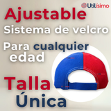 Gorro Jockey Talla Única Alta Calidad Poliéster Estampado Chileno