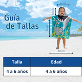Toalla De Baño Playa Con Capucha Niño y Niña Diseños