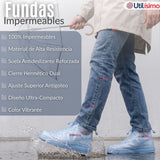 Fundas Cubre Calzado Impermeables Aislante Lluvia Azul 1 Par