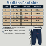 Conjunto 2 Piezas Buzo Pantalón Y Polerón Con Capucha Azul Dinosaurio Niño