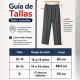 Pantalón Huaso Gris Diseño Líneas Juvenil Vestuario Típico Fiestas Patrias