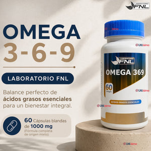 Omega 369 de 60 Cápsulas, 1000mg FNL