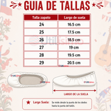 Zapatillas Chicle Blancas Niña Bailes Danza Fiestas Patrias Talla 24-29