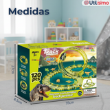 Pista Carreras de Auto Juguete Flexible Dinosaurio 120 Piezas