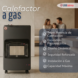 Calefactor A Gas Licuado 5kg A 15kg  Plegable Interior Exterior