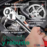 Set Caja De Herramientas 216 Piezas Dados Y Llaves Acero Cromo