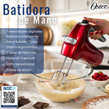 Batidora De Mano Oster® 7 Velocidades + Función Turbo FPSTHM360R