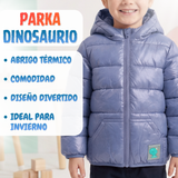Parka Dinosaurio Con Capucha Manga Larga Niño Jump Kids
