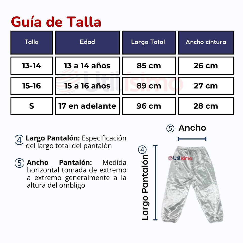 Traje Tirana Diablada Rojo Juvenil 5 Piezas hombre Baile Típico Fiestas Patrias