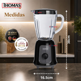 Licuadora 1,5lts Thomas Th-330v Color Negro 600W
