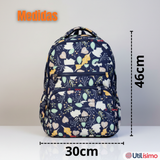 Mochila Escolar Con Estuche 46cm Poliéster Impermeable Niña Juvenil