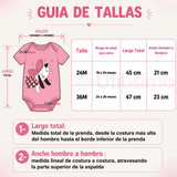 Pack 5 Bodys Manga Corta %100 Algodón Tedmimak Niña Sweet Girl